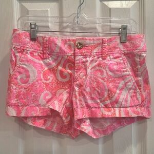 FURLOUGH SALE Lilly Pulitzer "The Walsh" Low-Rise Shorts - Sz 0